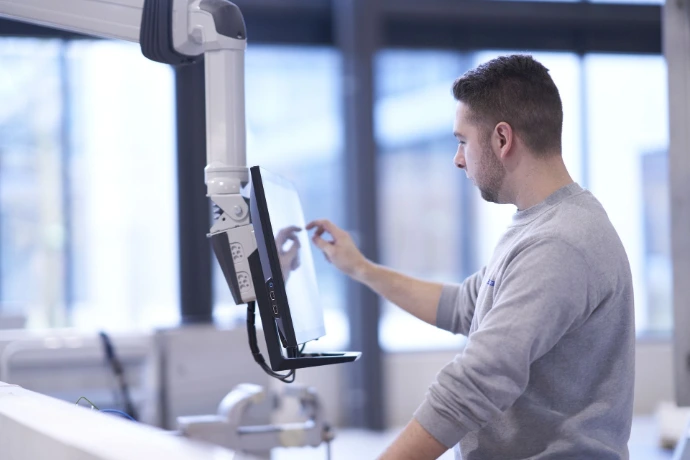 worker in workshop