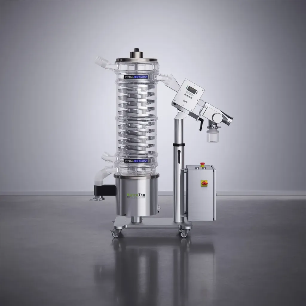 NutraTec - Tablet deduster with stainless steel segments
