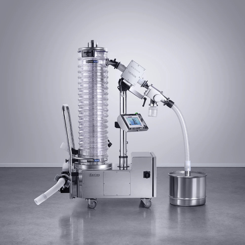 iFlex - Tablet deduster with polymer segments (Dust Tight)
