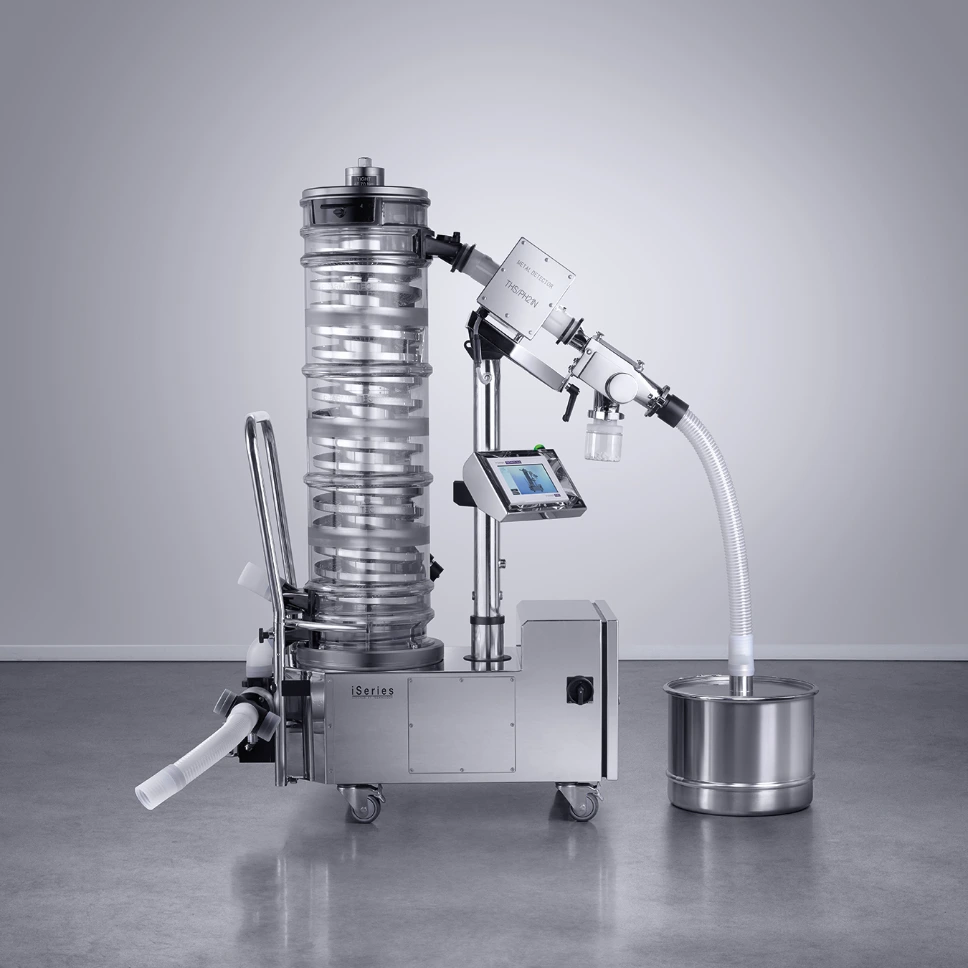 iTec - Tablet deduster with stainless steel segments