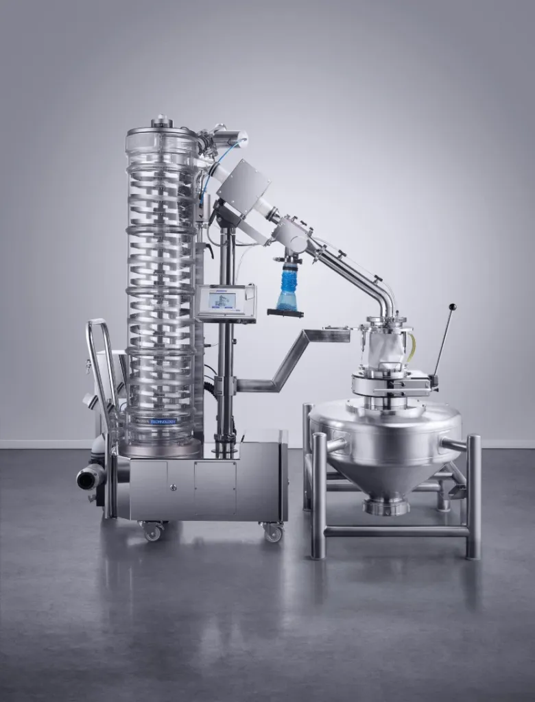 iTec - Tablet deduster with stainless steel segments